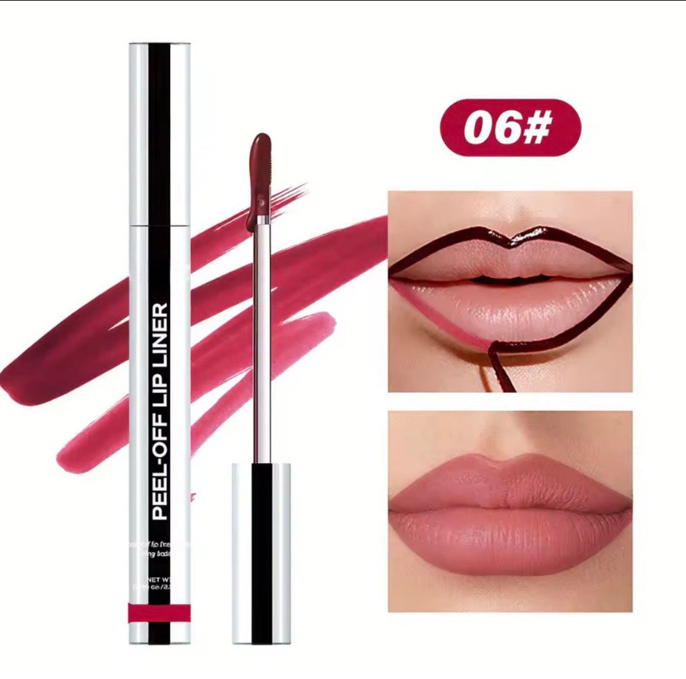 Waterproof Lip Liner Peel Off Lip Stain